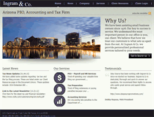 Tablet Screenshot of ingramco.com